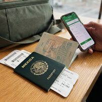 Consultor de Cross Puente asesorando a cliente sobre trabajo en Europa